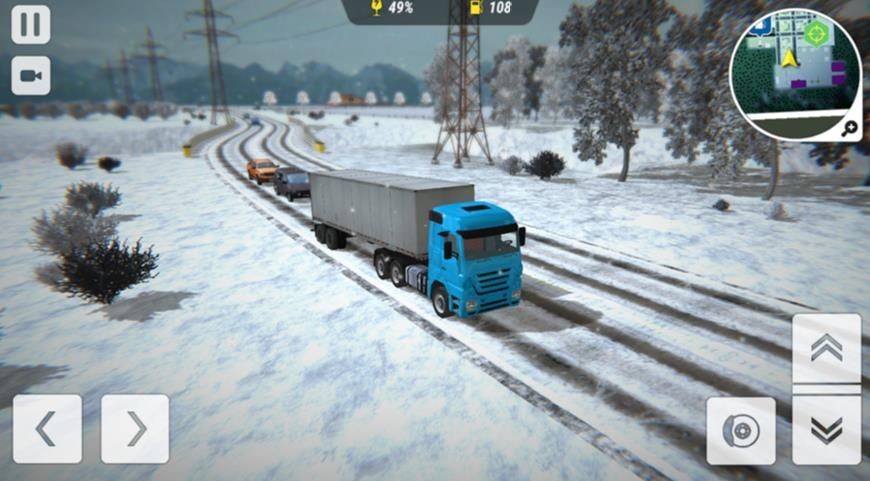 雪地卡车模拟器游戏